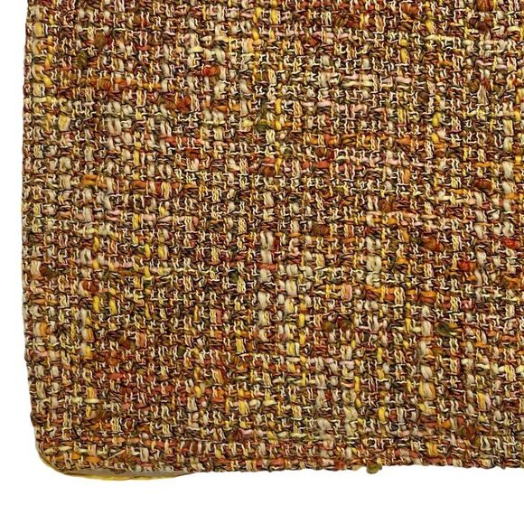 Jones New York Womens Boucle Tweed Blazer | 14 | Orange | Button Up | Vented - Picture 5 of 10